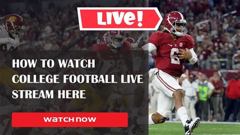 How to watch college football online from anywhere.